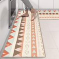 thumbnail image 2 of Kitchen Rugs Sets Of 2,Soft Colored Geometric Pattern Anti Fatigue Kitchen Mat Rugs Non Slip Washable,Decorative Kitchen Floor Mats for Kitchen,Sink,Laundry,17"X47", 2 of 5