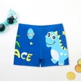thumbnail image 2 of Karoyedx Infant Bathing Suit Boy Toddler Baby Boy Swim Trunks with Compression Liner Little Kids Bathing Suit Sky Blue Size,6-7 Years, 2 of 6
