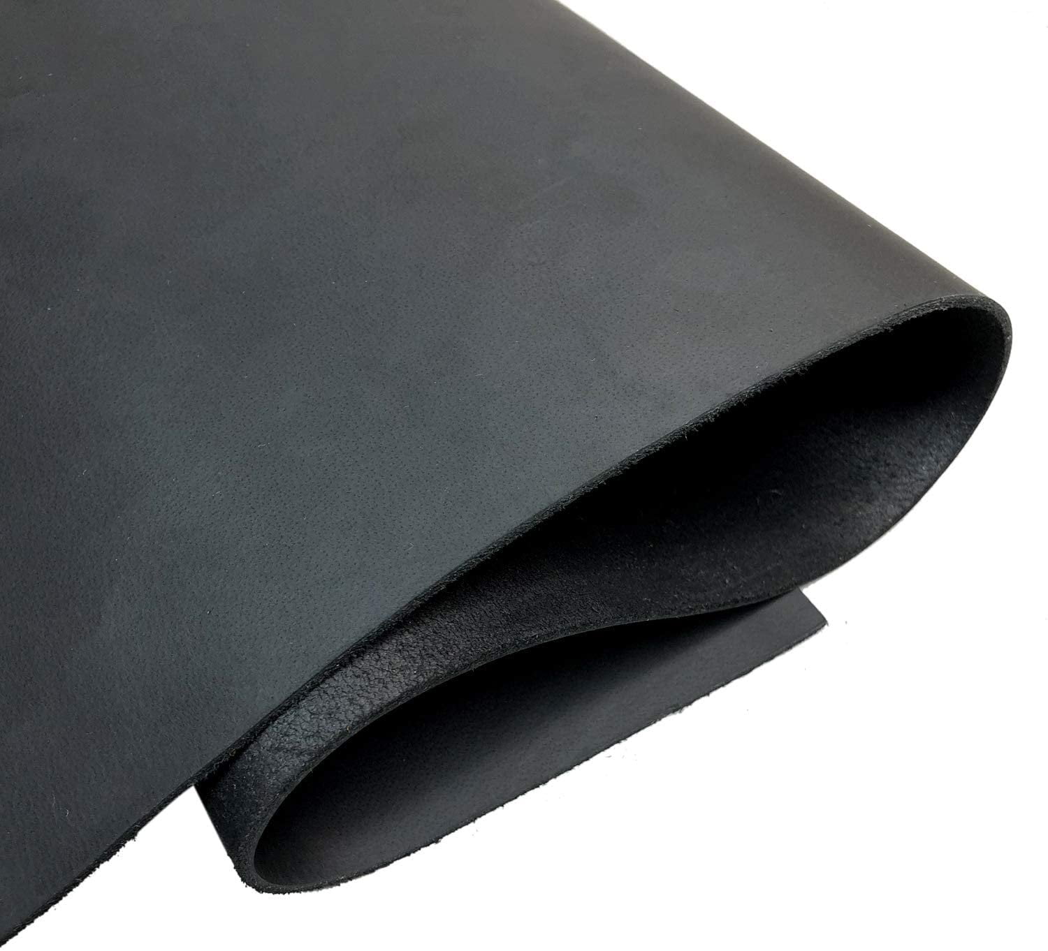 Black cowhide for leathercraft Small pieces  Barkers Hide and Leather Skins N140 