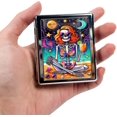 thumbnail image 1 of SHIQI-8-Compartment Pill Box Organizer Portable and Stylish Medicine Case, Versatile Storage for Medication - Ideal Travel Accessory & Unique Gift Idea (Beachside Skeleton Chill), 1 of 4