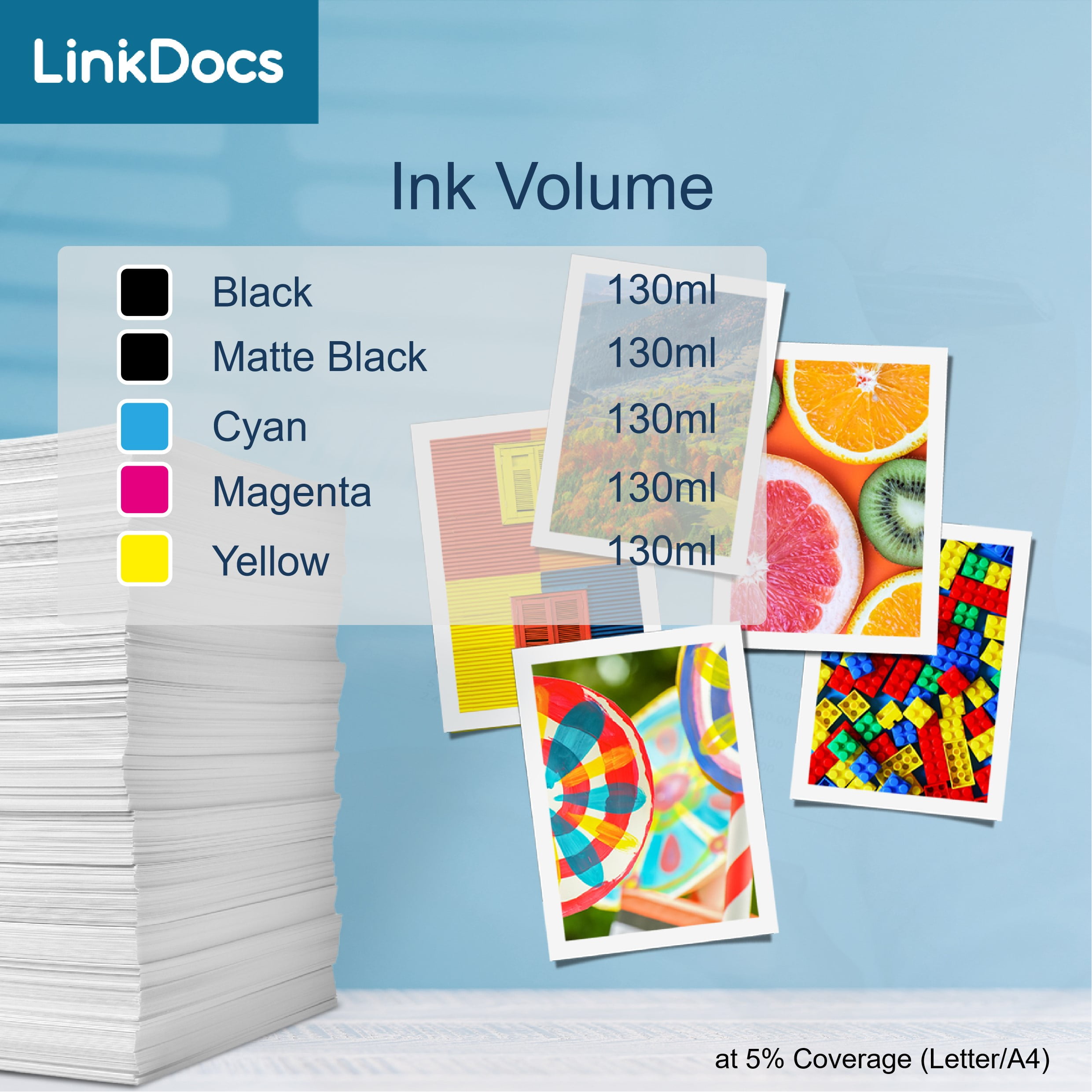 PFI120 Ink Cartridges Replacement for Canon PFI120 PFI-120 PFI