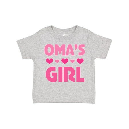 

Inktastic Oma s Girl Heart Gift Toddler Toddler Girl T-Shirt