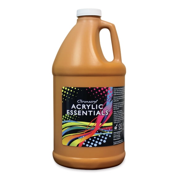 Chromacryl Acrylic Essentials - Raw Sienna, 1/2 Gallon