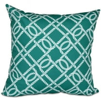 Simply Daisy 16" x 16" Know the Ropes Geometric Print Pillow