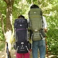 thumbnail image 3 of TFixol "Adventure Pro 60L Lightweight Hiking Backpack - Water-Resistant, Multi-Compartment, Breathable Design with Rain Cover, Blue", 3 of 6