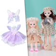 thumbnail image 3 of Ropa de muñeca Adorable Lovely para muñecas de bebé de 30 cm/12 pulgadas ropa Violeta Zulema Trajes de muñecas BJD, 3 of 8