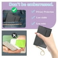 thumbnail image 3 of Sekonow 4Pcs Birth Control Pill Case Holder, PU Leather Birth Control Case Sleeve Wallet with Snap and Keyring, Privacy Protection Contraceptive Medicine Holder Keychain, 3 of 7