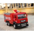 thumbnail image 5 of Camión de bomberos de juguete HUOGUO Metal con luz y sonido para niños de 3 a 7 años, 5 of 5
