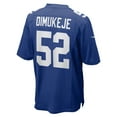 thumbnail image 3 of Men's Nike Victor Dimukeje  Royal New York Giants Team Game Jersey, 3 of 5
