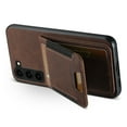 thumbnail image 4 of ELEHOLD Case for Samsung Galaxy S23 Plus, PU Leather Wallet Case with Card Slot & Kickstand & Magnetic Closure for Women Men,Brown, 4 of 6