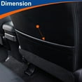 thumbnail image 3 of Unique Bargains Car Trash Can Hanging Car Door Rhinestone Plastic Trash Bin Black 1 Pcs, 3 of 6