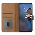 thumbnail image 2 of For Samsung Galaxy M32 (Global Version) 4G Imprinted Phone Case Leather Wallet Flip Stand Cover, 2 of 5