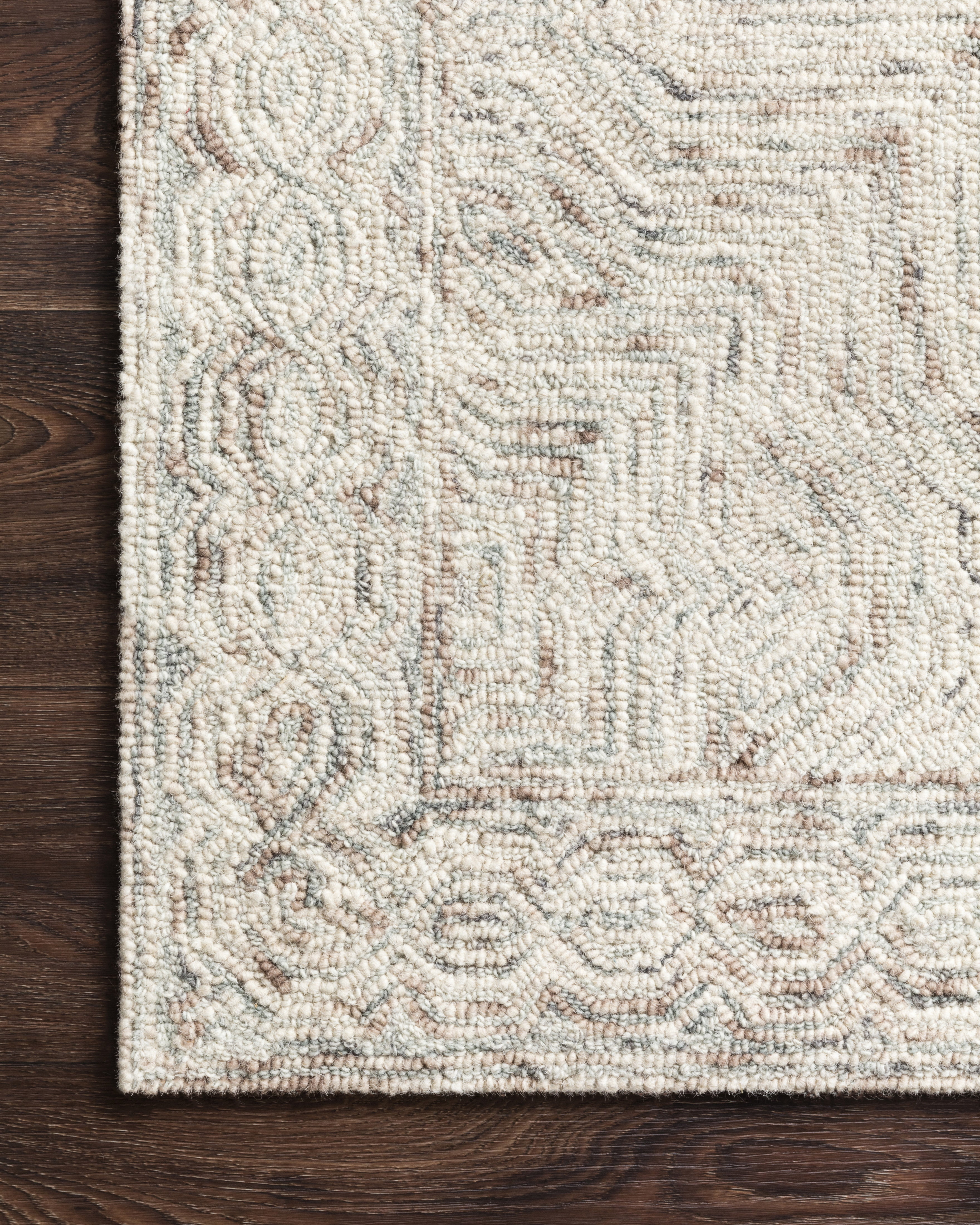Loloi Ziva Contemporary Area Rug, Neutral, 9'x13'