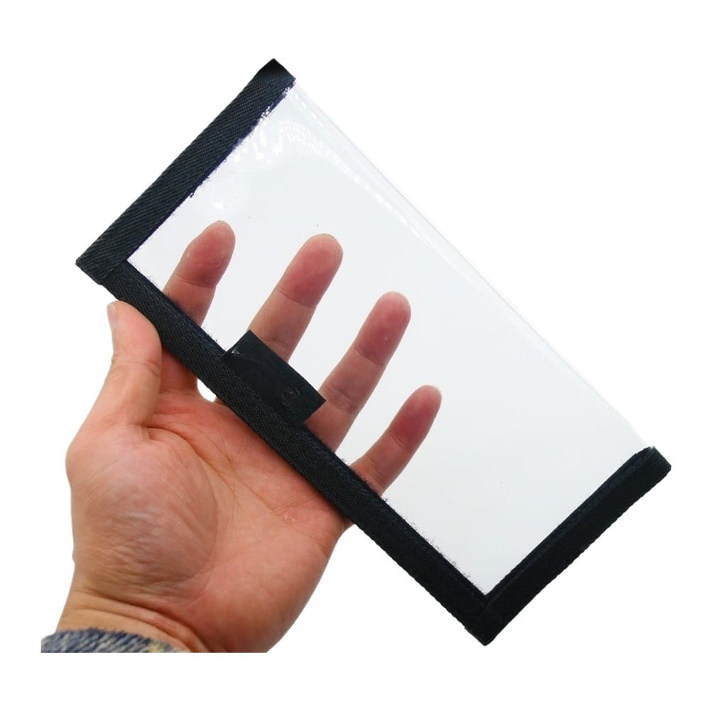 GRIMPEX Thickened Transparent Pvc 5Pcs Fishing Lure Storage Bag for Soft Lures Minnow
