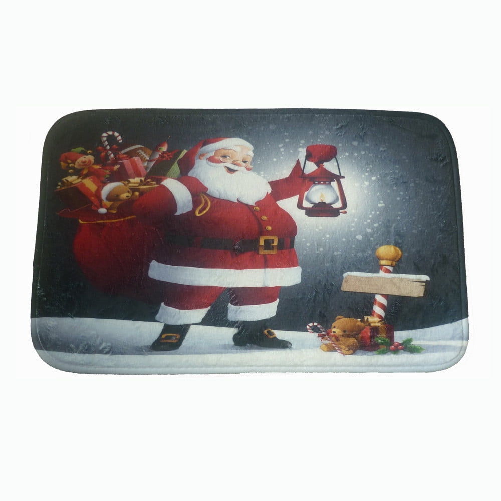 2019 Christmas Mats Doormat Outdoor Indoor Front Door Mats Non Slip
