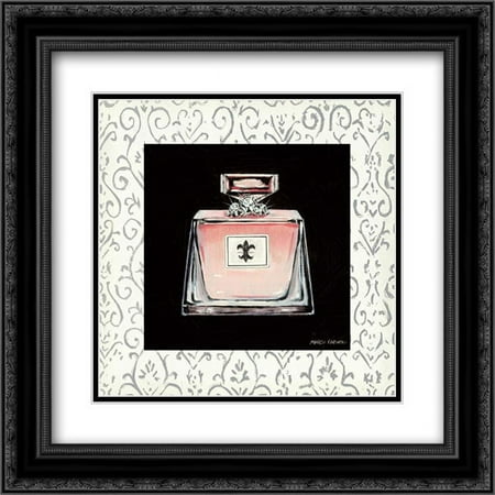 Samanthas Boudoir with Border III 2x Matted 20x20 Black Ornate Framed Art Print by Fabiano, Marco