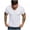White, variant on Mens Shirts Summer V-Neck Pocket Striped Pattern Casual Fashion Lapel Short Sleeve Shirt