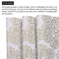 thumbnail image 4 of Unique Bargains Birthday Wrapping Paper Sheet,Gold Rose 20 x 28 Inch Gift Wrapping Paper for Wedding 6Pcs, 4 of 4