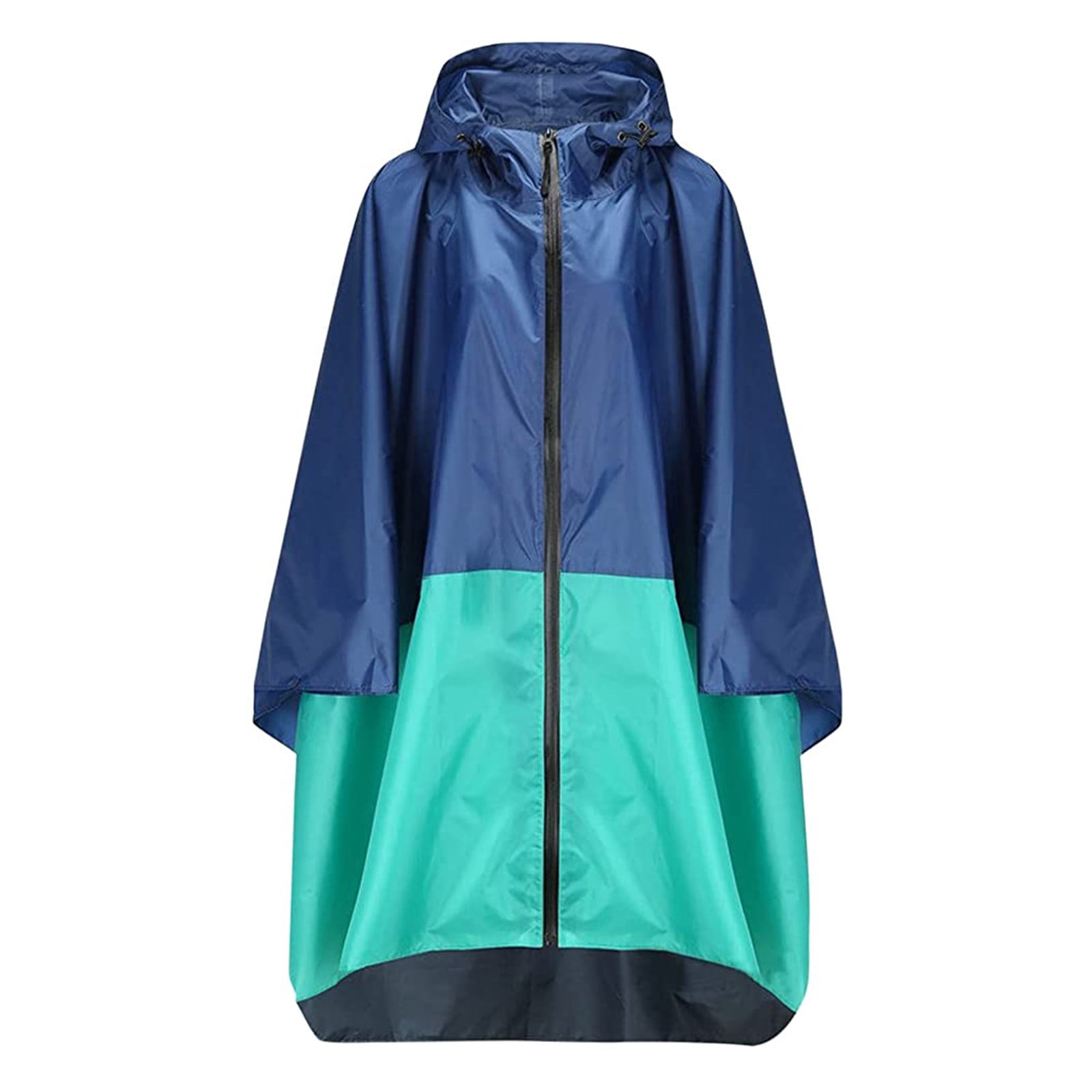 Hanna Nikole Plus Size Waterproof Raincoat – Lightweight Windbreaker Hooded Jacket With Pockets For Outdoor Activities - View #13