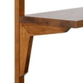 thumbnail image 6 of Kate and Laurel Meridien Modern Three-Tier Wooden Shelves, 18 x 9 x 32, Walnut Brown, Stunning Tiered Wall Shelf for Storage and Display as Cute Nursery Shelving or Over-the Toilet Storage, 6 of 8