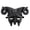Black, variant on LARP Scary Goat Demon Mask,Halloween Realistic Half Face Devil Mask with Horns,Demon Cosplay Props