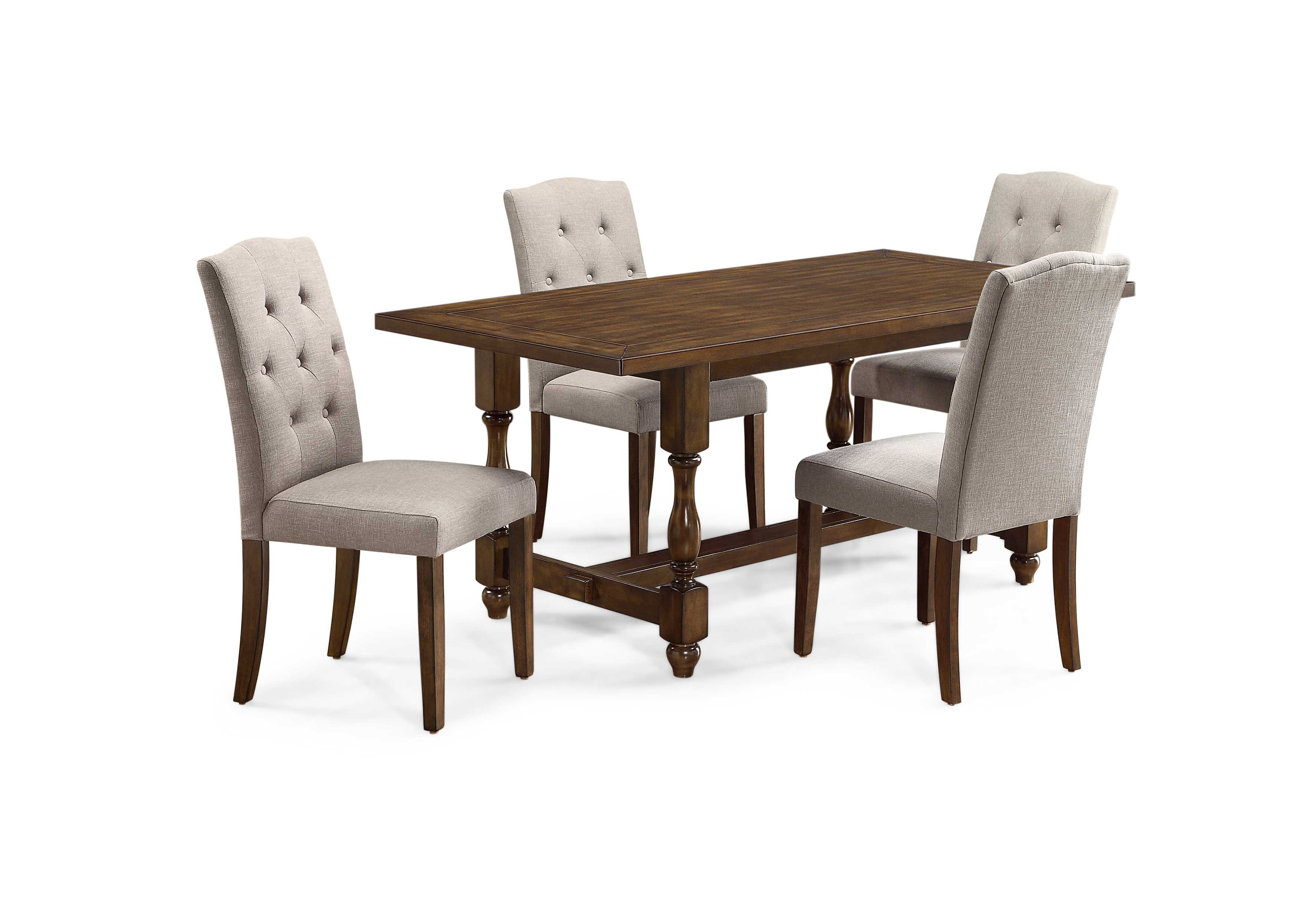 Better Homes & Gardens Providence 5-Piece Dining Set, Brown - image 2 of 7
