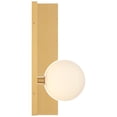 thumbnail image 5 of 62336LEDDLP-GLD/OPL Access Lighting Euro - 4.5W 1 LED Wall Sconce-16 Inches Tall and 6 Inches Wide, 5 of 9
