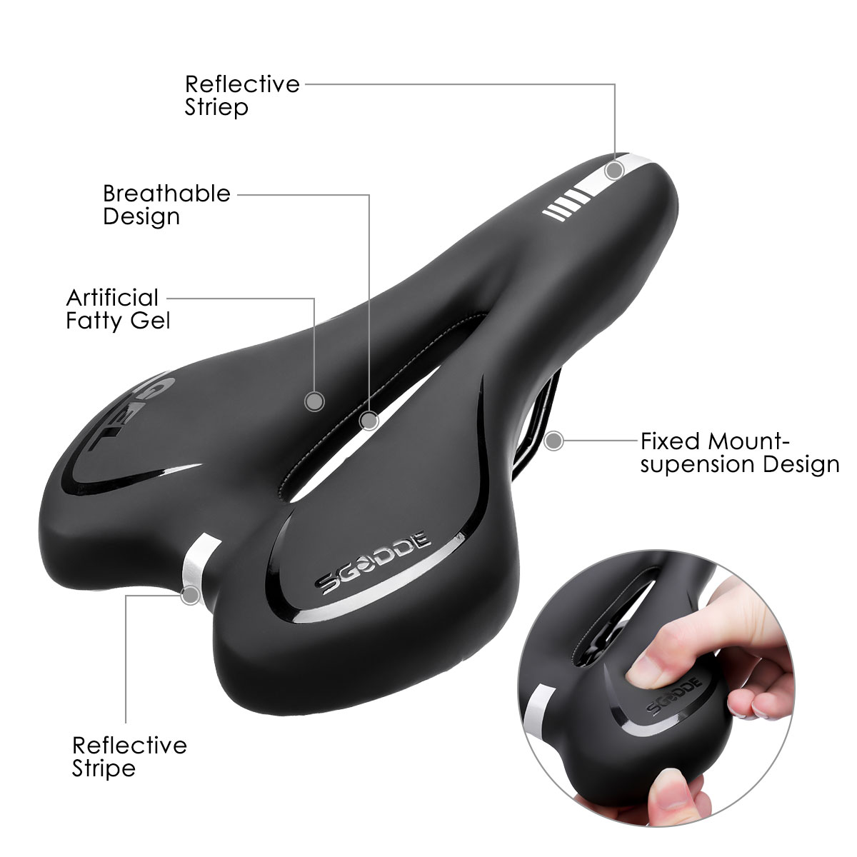 bike saddle padding
