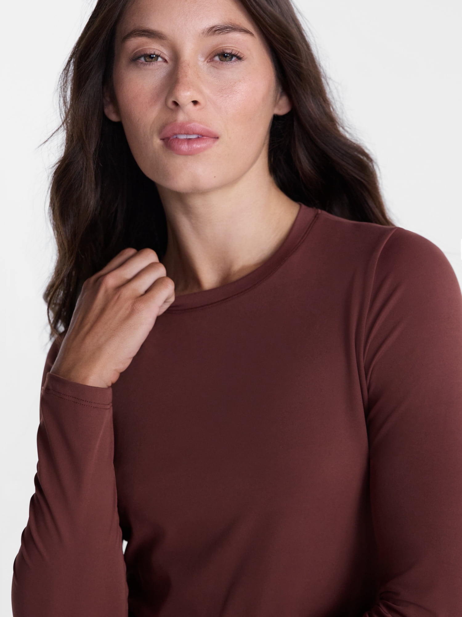 Avia Women’s SoftSculpt Top with Long Sleeves, Sizes XS-XXL