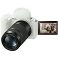 thumbnail image 2 of Sony ZV-E10 II Mirrorless Alpha APS-C Camera Body + 16-50mm + 55-210mm Double Zoom 2 Lens Kit White ZVE10M2KW Bundle with Deco Gear Case + Extra Battery + 256GB Card + Tripod, Software & Accessories, 2 of 9