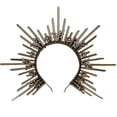 thumbnail image 1 of Mary Halocrown Headband Baroque Tiara Crown Spiked Halocrown Sunburst Greek, 1 of 3