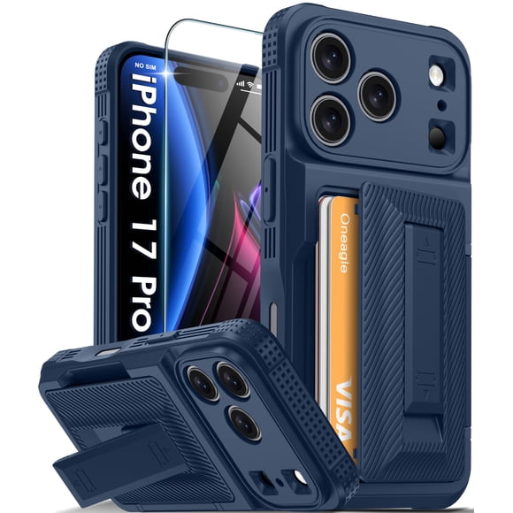 Funda para teléfono Oneagle iPhone 17 Pro Wallet RFID Kickstand