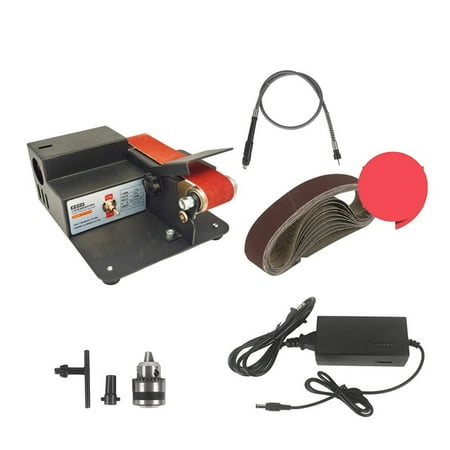 

Mini Electric Belt Sander DIY Polishing Grinding Machine Knife Sharpener Multifunctional Grinder Cutter Edges Sharpener