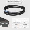 thumbnail image 2 of 2Pack AX80 EPDM V-Belt, Raw Edge Cogged V Belt, 82" Outer Circumference, 2 of 5