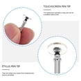 thumbnail image 4 of KAKOWELY 12pcs Universal Replacement Disc Tips for Touch Screen Devices (Silver),0.55X"X0.2"X0.2", 4 of 5