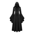thumbnail image 1 of Cape à Capuche pour Femmes Gothique en Dentelle avec Manches et Boutons, 1 of 6