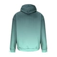thumbnail image 5 of Momasggi Big and Tall Hoodies for Men Trendy Striped Graphic Hoodie Fall Winter Fleece Lined Pullover Tops Drawstring Long Sleeve Hooded Sweatshirts with Pockets Mint Green M, 5 of 6