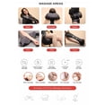thumbnail image 3 of Masajeador de cuello y espalda con calor calmante, almohada de masaje de amasado 3D de tejido profundo eléctrico para hombro, pierna, músculo corporal, 3 of 5