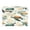 Adorable Turtles Pattern, variant on Large Fliplid Foldable Storage Bin Boxes Cubes Baskets with 2 Handles for Clothes Books 16.5x12.6x11.8 Inch Blue and Green Turtles
