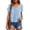Light Blue, variant on Lixiuxyad Women's Casual Summer T Shirts Short Sleeve V Neck Tops Tshirts Womens Summer T Shirts,Beige L