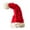 Red, variant on Wovilon Christmas Hat Chunky Wool Christmas Hat Christmas Tree Decoration Woolen Knit Hat Lollipop Bottle Hat