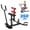 Black & Red, variant on MERACH Deep Squat Machine with Handle, Adjustable Squat Assist Trainer for Home Gym, Hold up to 350lbs