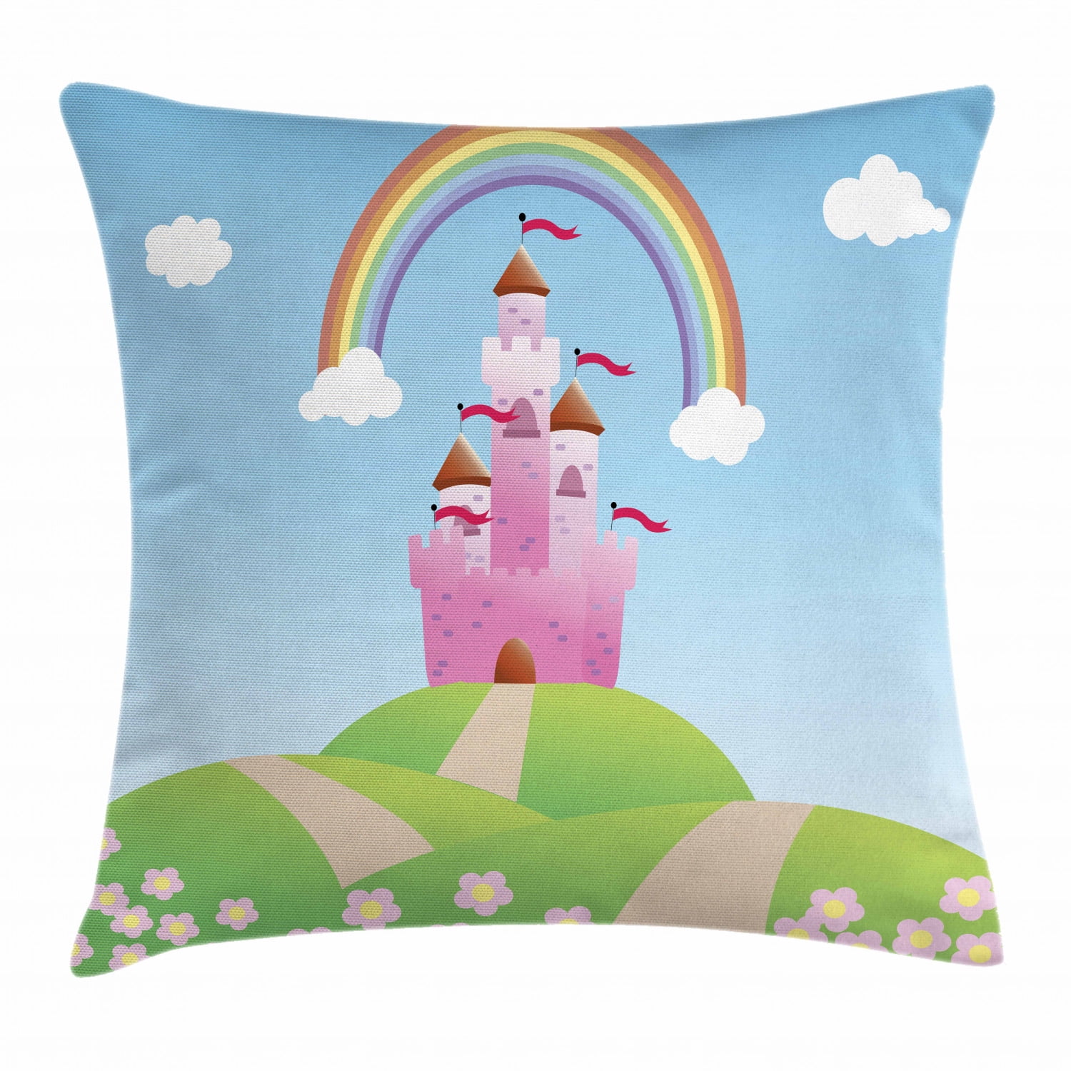 One Size NCAA Texas Cloud Logo Pillow Multicolor