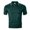 Dark Green, variant on Gyexs Mens Cotton Polo Shirt V Neck Short Sleeve Textured Polo Shirts Summer Casual Holiday Beach Golf Shirts Fashion Tops Light Blue, Size M