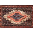 thumbnail image 1 of Ahgly Company Indoor Rectangle Traditional Rust Pink Persian Area Rugs, 5' x 8', 1 of 6