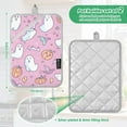 thumbnail image 6 of Yayeee Pot Holders Kitchen Heat Resistant with Pocket 7"x9.8" Cotton Oven Cooking Hot Pads, Purple Halloween, 6 of 7