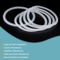 thumbnail image 4 of Juntas de goma de silicona Uxcell para brida O-Ring para abrazadera de vacío blanca 4.5", 4 of 5