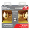 thumbnail image 2 of Ace Colonial Entry Lockset Polished Brass Steel 3 Grade, 2 of 3