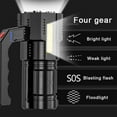 thumbnail image 6 of WQQZJJ Outdoor Lights Rechargeable LED Flashlights , Super Bright Flashlight With 4 Modes, Large Searchlight For Fishing, Hiking And Camping, 6 of 9