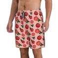 thumbnail image 2 of Balery Tomatoes Traje de Baño Estilo Hawaiano para Hombre, Shorts de Secado Rápido con Bolsillos-Small, 2 of 6